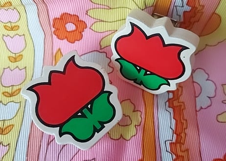 チューリップのウッドクリップ🌷