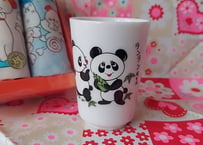 ランラン、カンカンのパンダ湯のみ‪🌿‬