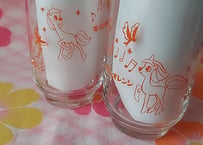 キリンオレンジ🍊ユニコーンノベルティグラス🦄