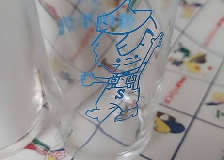 雪印牛乳🐮🥛スノー坊やノベルティグラス