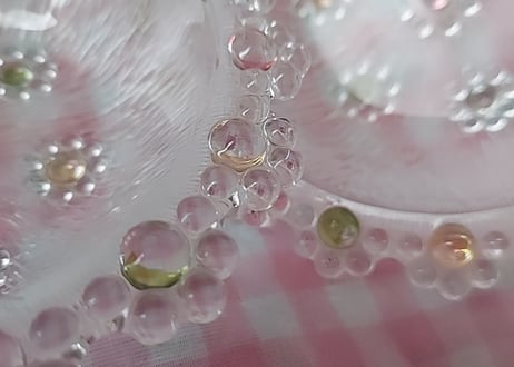 アデリア・ゼリー色のピコット深皿