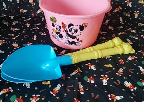 パンダの子供用ままごとスコップ