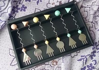 Fancyカラーの変形フォークSet