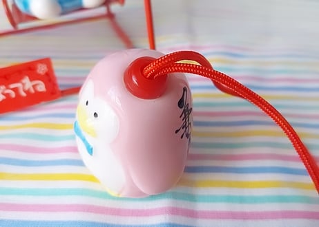 Fancy土産🐧ペンギンの陶器製の鈴