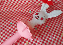 昭和40年代･学研🐰うさぎのエアがらがら玩具