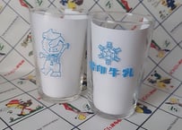 雪印牛乳🐮🥛スノー坊やノベルティグラス