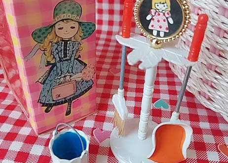 タカラ🎀ロマンミニチュア･そうじ道具セット