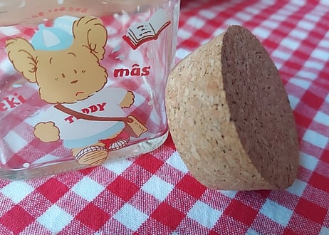 亀井ガラス🧸こぐまのムータン🧸ガラスポット
