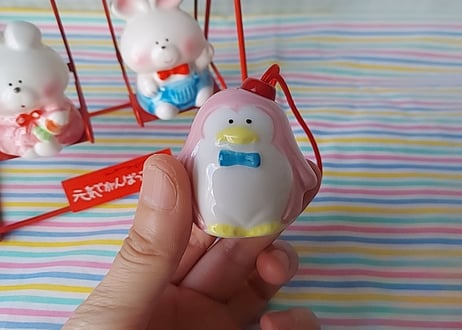 Fancy土産🐧ペンギンの陶器製の鈴