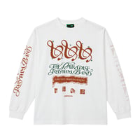 3 treble clef L/S T-shirt(White)