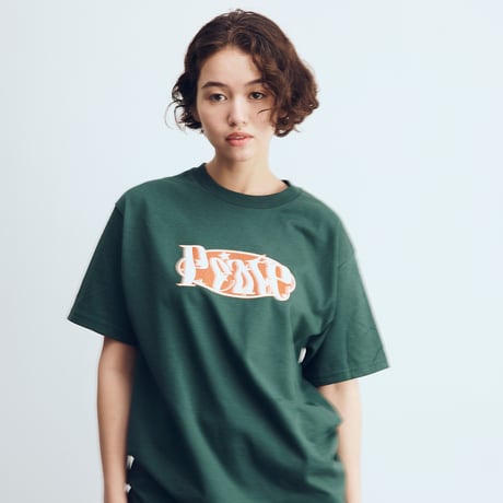 Peate star logo T-shirt(Green)