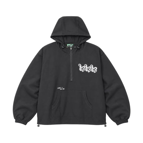 3 treble clef Anorak Hoodie