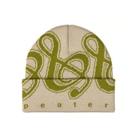 3 treble clef Beanie