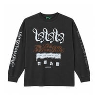 3 treble clef L/S T-shirt(Black)