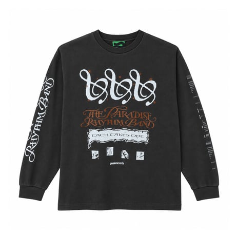 3 treble clef L/S T-shirt(Black)