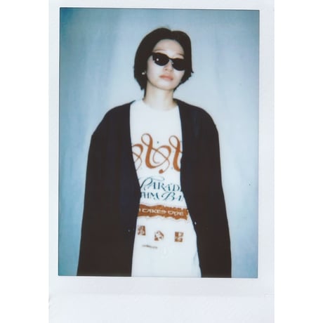 3 treble clef L/S T-shirt(White)
