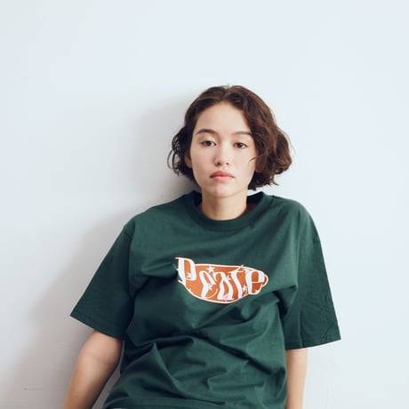 Peate star logo T-shirt(Green)