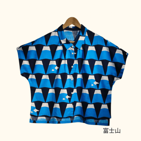 青衣☆半袖ブラウス