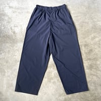 STRETCH NYLON WIDE EASY PANT(NAVY)