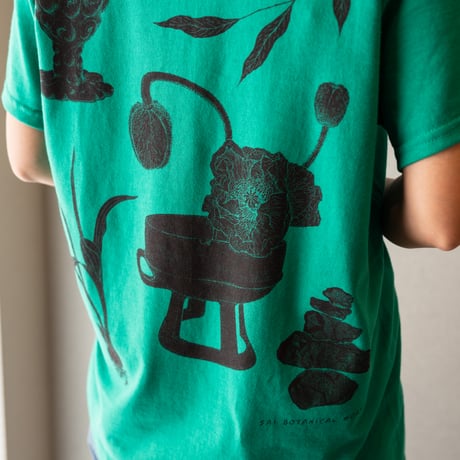 sai collected flora t-shirt(green)