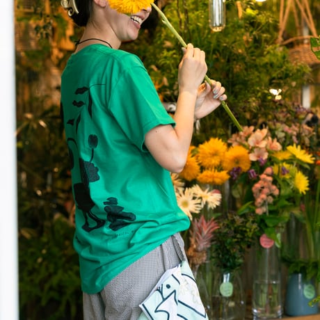sai collected flora t-shirt(green)
