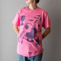 sai collected flora t-shirt(pink)