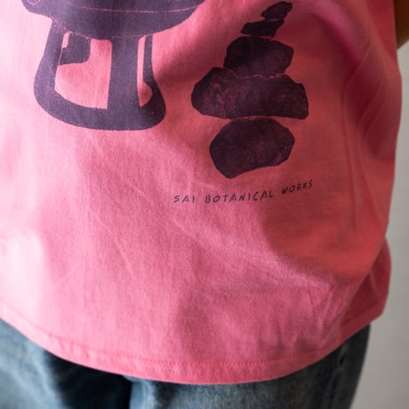 sai collected flora t-shirt(pink)