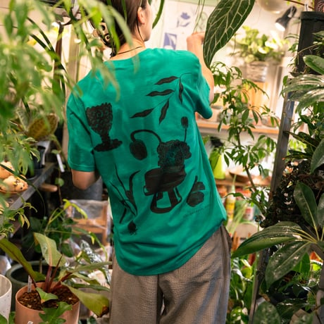 sai collected flora t-shirt(orange)