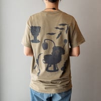 sai collected flora t-shirt(khaki)
