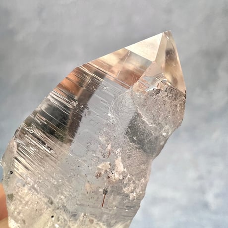 【ガネッシュヒマール産】天然ヒマラヤ水晶バチカン付きペンダントトップ/Ganesh Himal Natural Pendant Top