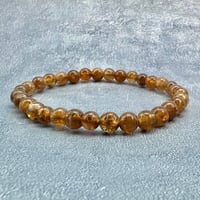 ネパール産🇳🇵【ハニートルマリン】ブレスレット5mm内径15②/Nepal HoneyTourmaline Bracelet