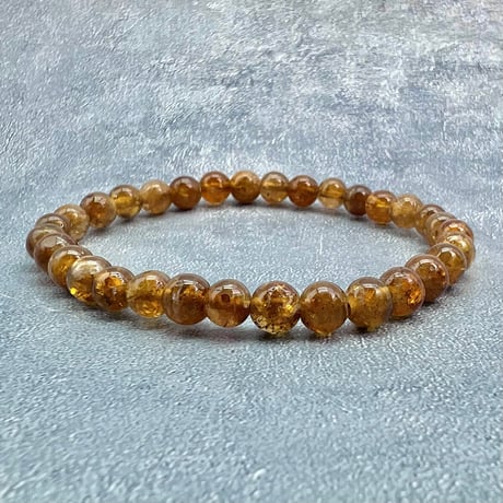 ネパール産🇳🇵【ハニートルマリン】ブレスレット5mm内径15②/Nepal HoneyTourmaline Bracelet