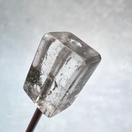 【ガネッシュヒマール産】天然ヒマラヤ水晶"手磨き加工"スクエアビーズ⑨/Ganesh Himal  Himalayan Quartz Square Beads