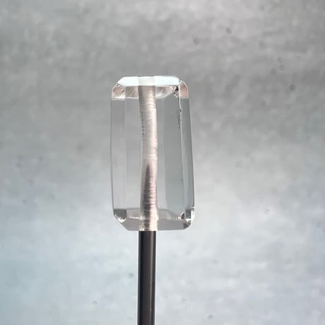 【ガネッシュヒマール産】天然ヒマラヤ水晶"手磨き加工"スクエアビーズ③/Ganesh Himal  Himalayan Quartz Square Beads