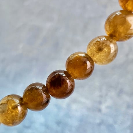 ネパール産🇳🇵【ハニートルマリン】ブレスレット5mm内径15cm③/Nepal HoneyTourmaline Bracelet