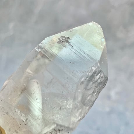 【カイラス産】天然ヒマラヤ水晶革紐付きペンダント⑪/Kailash Himalayan Quartz Pendant