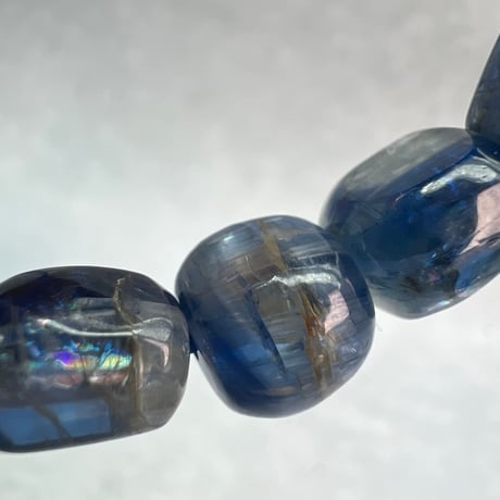 【ネパール産🇳🇵カイヤナイト】ブレスレット/Nepal Kyanite Design Bracelet