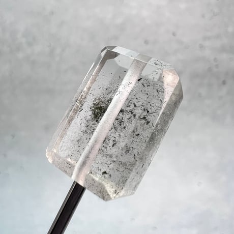 【ガネッシュヒマール産】天然ヒマラヤ水晶"手磨き加工"スクエアビーズ⑩/Ganesh Himal  Himalayan Quartz Square Beads