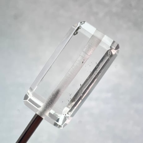 【ガネッシュヒマール産】天然ヒマラヤ水晶"手磨き加工"スクエアビーズ⑦/Ganesh Himal  Himalayan Quartz Square Beads