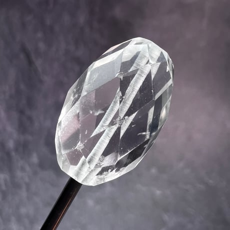 【カイラス産】天然ヒマラヤ水晶多面カットビーズ③/Kailash Himalayan Quartz Multi Cut Beads