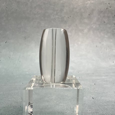 【ガウリシャンカール産】天然ヒマラヤスモーキークォーツ"手磨き加工"バレルビーズ①/Gaurishankar Himalayan Smoky Quartz Barrel Beads