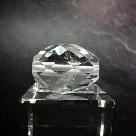 【カイラス産】天然ヒマラヤ水晶多面カットビーズ⑤/Kailash Himalayan Quartz Multi Cut Beads