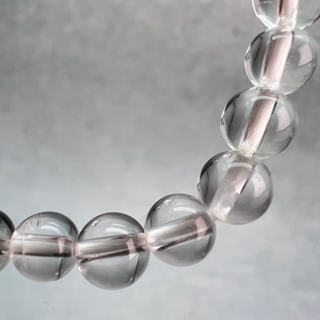 【ハイクオリティー】ガネッシュヒマール産天然ヒマラヤ水晶ブレスレット6mm内径15cm/High Quality Ganesh Himal Himalayan Quartz Bracelet