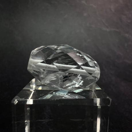 【カイラス産】天然ヒマラヤ水晶多面カットビーズ③/Kailash Himalayan Quartz Multi Cut Beads