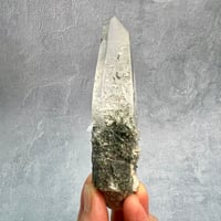 【ガネッシュヒマール産】クローライト&アクチノライトイン天然ヒマラヤ水晶/Ganesh Himal Chlorite&Actinorite in Himalayan Quartz
