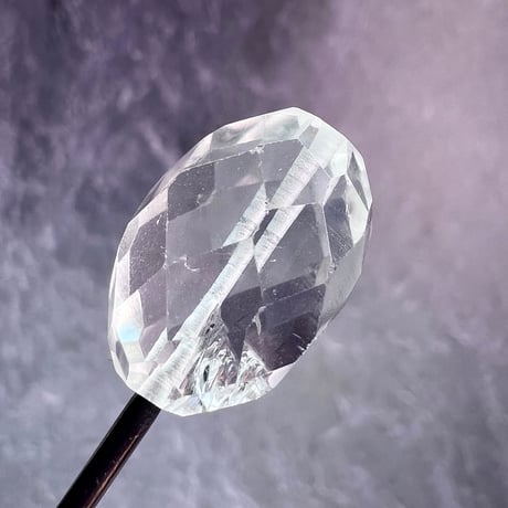 【カイラス産】天然ヒマラヤ水晶多面カットビーズ①/Kailash Himalayan Quartz Multi Cut Beads