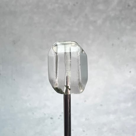 【ガネッシュヒマール産】天然ヒマラヤ水晶"手磨き加工"スクエアビーズ⑬/Ganesh Himal  Himalayan Quartz Square Beads