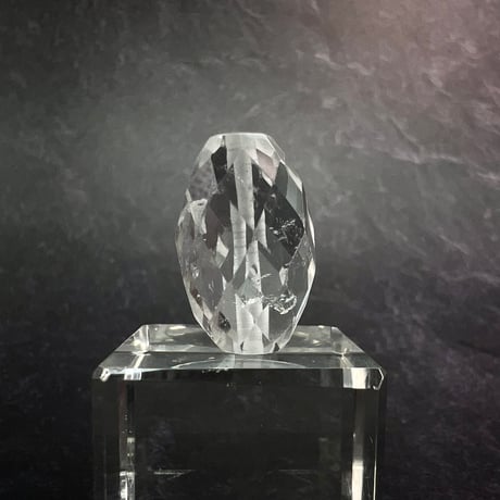 【カイラス産】天然ヒマラヤ水晶多面カットビーズ③/Kailash Himalayan Quartz Multi Cut Beads