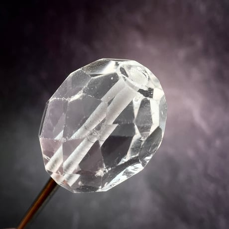 【カイラス産】天然ヒマラヤ水晶多面カットビーズ④/Kailash Himalayan Quartz Multi Cut Beads