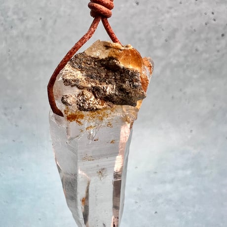【ガネッシュヒマール産】天然ヒマラヤ水晶ペンダントトップ④/Ganesh Himal Natural Pendant Top